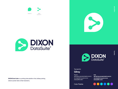 DIXON Data Suite - Logo Design booking brand identity branding car connect data data suite data visualization dixon letter d logo logo design map navigation park parking parking app platform technology vehicle