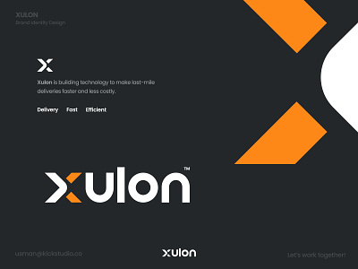 Xulon - Logo Design V.01 box brand identity branding delivery design identity illustration logo logo design logotype modern package tech logo technology typography ui vector wordmark x x logo