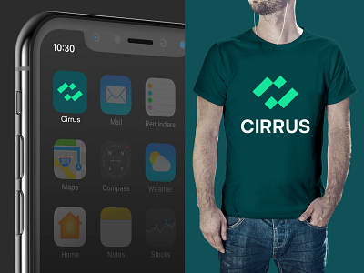 Cirrus Visual Identity bank brand branding capital card cash cirrus clean finance fintech icon identity investment logomark logos mockup modern money payment symbol