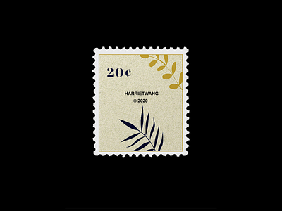 Brutalistic Seasonal Stamp