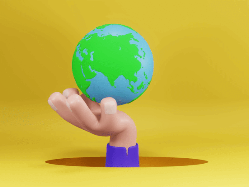 3D Earth 3d animation graphic design motion graphics