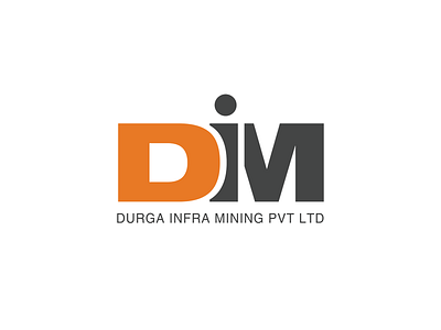 Durga Infra Mining Pvt Ltd - Logo branding design logo minimal typography vector