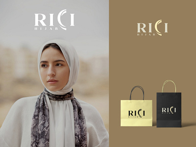 Rici Hijab Logo Project brand identity branding identitydesign logo logo design logodesign logomark logotype monogram monogram logo