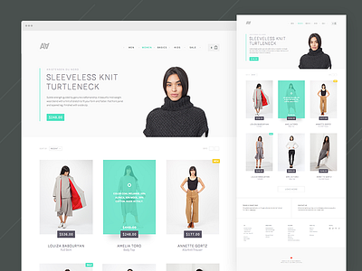 AA: Shopify Theme aa fashion shopify template theme ui ux web