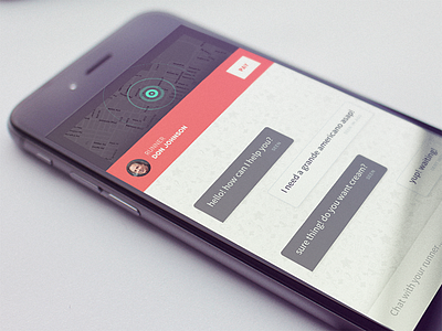 &_& chat conversation ios iphone location ui ux