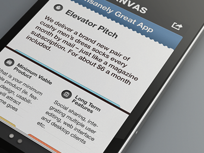 Canvas - Take 2 app bold canvas clean ios iphone note notes pitch readability text