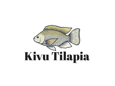 Tilapia Logo branding design fish logo illustration line art logo logo design logo designer minimalist tilapia fish tilapia fish logo unique logo vintage