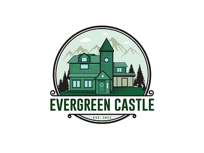 Evergreen Castle Logo Design