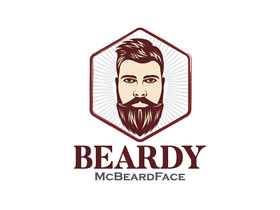 Beardy Brand Logo Design