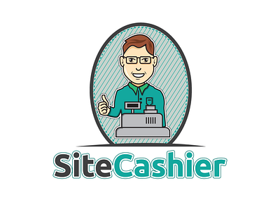 Site Cashier Logo Design branding design illustration logo logo design logo designer minimalist moscot logo ui unique logo vector