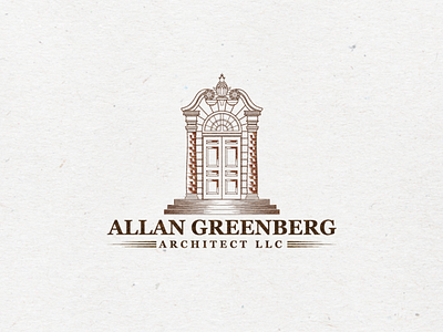 Allan Greenberg Architect Logo Design