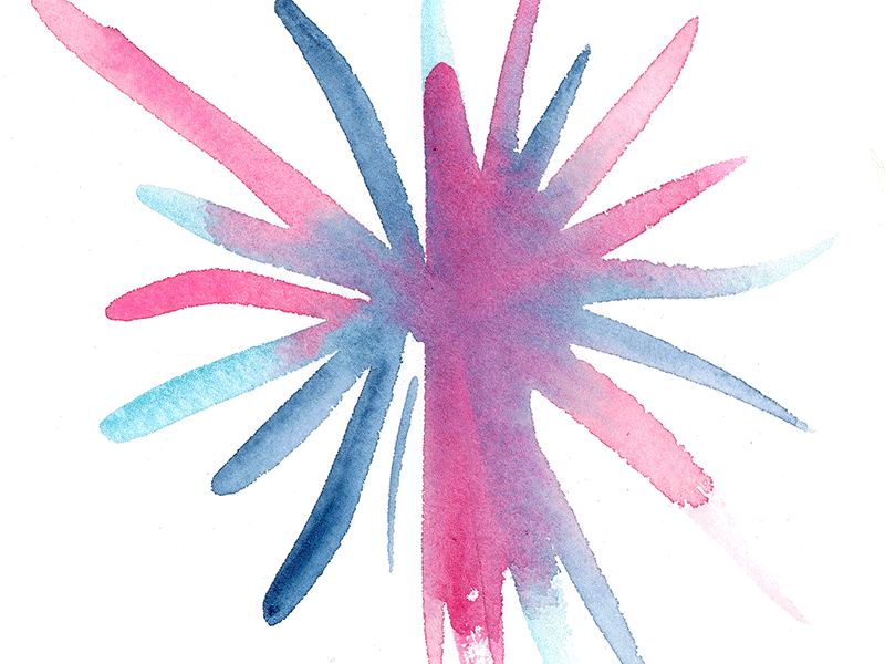 Fireworks animation blue gif international womens day pink red watercolor