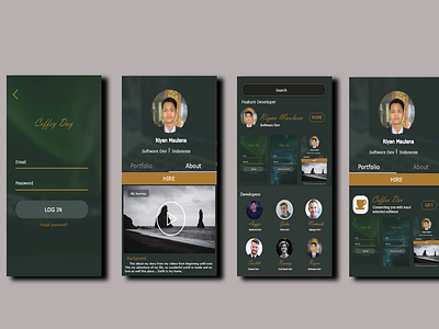 CoffeaDev androidapp app business design ui ux