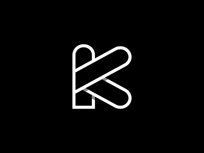 K monogram branding design graphic design inspiration k kletter letter lettering logo logodesign minimal minimalism monogram type