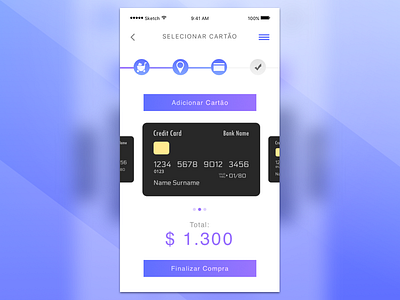 Daily UI challenge #002 — A Credit Card Page