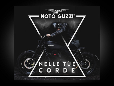 Moto Guzzi Ad Concept ad advertising concept design graphic design italia italy moto