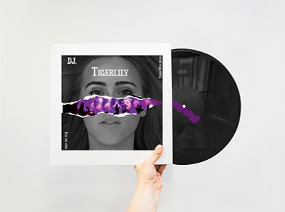 DJ Tigerlily COVER adobe photoshop branding cover design music album photoshop
