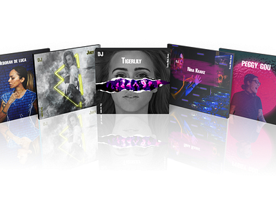 Music album covers branding adobe photoshop albumdesign brandbook branding cdcover graphicdesign musicalbum techno