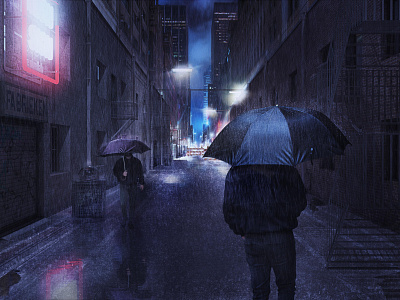 Rain Matte Painting