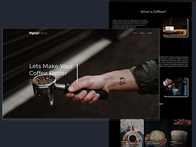 Coffee-Landing page