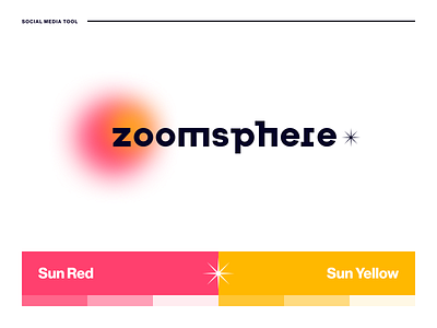 Zoomsphere Branding brand identity branding business color colorful gradient halo halo lab logo logotype network pattern smm social social media startup tool