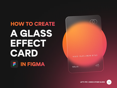 How to Create a Glass-Effect Card: Guide