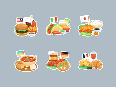 Delicious Masterpieces - Icons Pack art components cuisine culinary delicious food graphics icon icon set iconography icons illustration sketch tasty vector world cuisine world food worldwide yummy