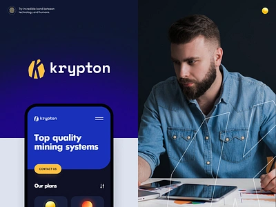 Krypton Mining Systems - Brand Identity brand design brand identity brand sign branding crypto cryptocurrency halo lab identity identity design logo logo design logotype mining packaging