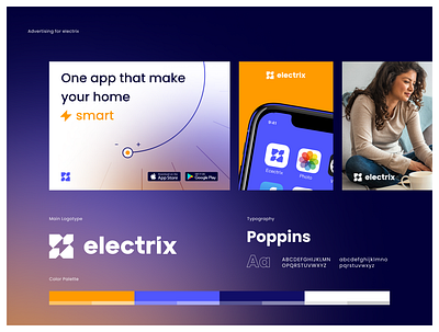 Electrix - Energy Consumption Analyzer brand identity branding branding guidelines design dribbble dribble electricity electrix energy halo halo lab identity logo logo design logotype marketing packaging smart home smm