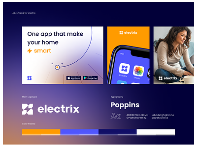 Electrix - Energy Consumption Analyzer brand identity branding branding guidelines design dribbble dribble electricity electrix energy halo halo lab identity logo logo design logotype marketing packaging smart home smm