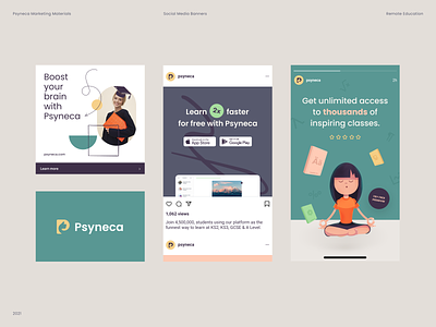 Psyneca - Branding for Educational Platform
