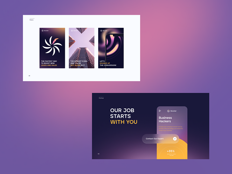 Booster - SaaS Brand Guidelines by Halo Branding for Halo Lab 🇺🇦 on ...