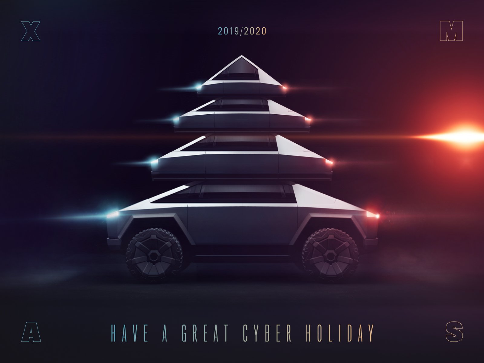 Cyber Christmas Tree by Halo Branding for HALO LAB on Dribbble