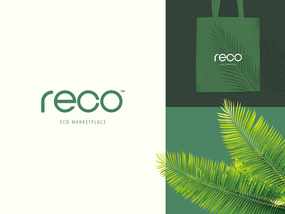 reco - Recycled Marketplace brand identity branding business ecology green halo halo lab identity logo logodesign logotype marketplace recycled vector