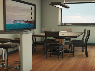 3D Second Level - Diningroom