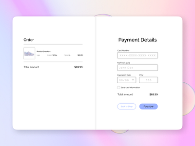 Credit Card Checkout credit card checkout dailyui 002 design figma forms payment ui web