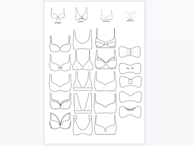 Cads development - Bikini bikini bra cads design digital fashion fashion designer illustration illustrator photoshop resortwear swimwear