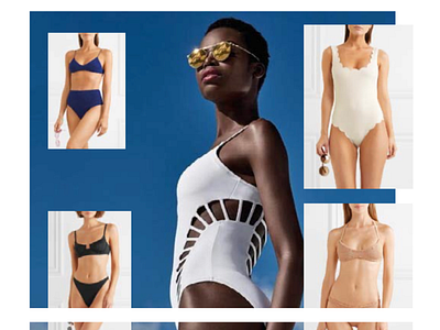 Swimwear trends research -moodboard