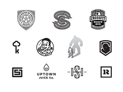LL9 Rejects badge crest emblem identity illustration logo monogram rinker
