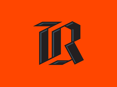 R branding design identity lettering logo r rinker type typography