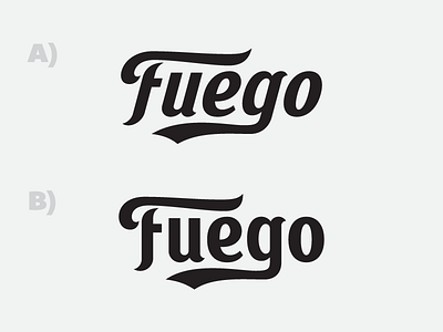 Fuego - Rough beer branding custom fire fuego identity lettering logo rinker type typography