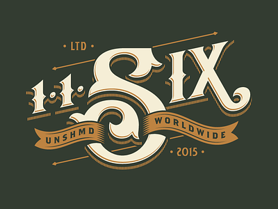 11Six classic design lettering logo rinker tshirt type typography vintage