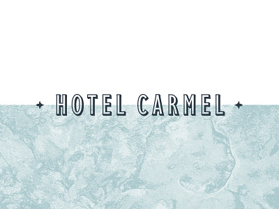 Hotel Carmel Identity - 1 branding california carmel collateral custom design hotel identity logo mark rinker typography