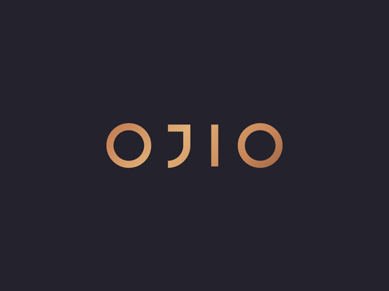OJIO - Primary custom typography nutrition health mark food logo design packaging identity branding rinker