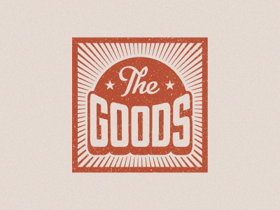 The Goods - Stamp badge design generals surplus rinker seal stamp type typography vintage