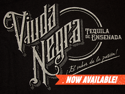 Viuda Negra - Now Available design generals surplus illustration rinker t shirt type typography vintage