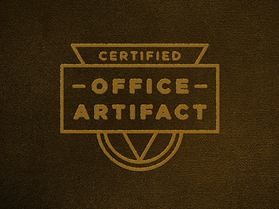 TP - Office Artifact Seal badge design logo rinker seal stamp ted perez type typography
