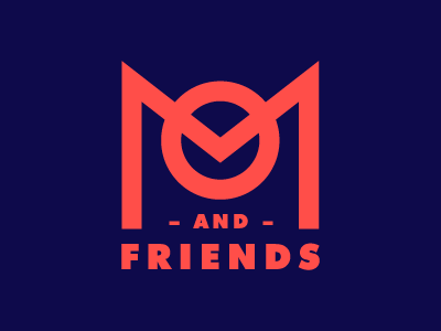 Mo & Friends branding design dj logo music rinker type typography