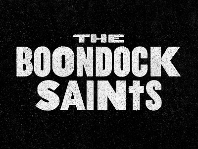 The Boondock Saints boondock saints branding design identity logo los angeles rinker title treatment tv show type treatment typography
