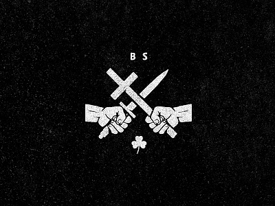 The Boondock Saints - Emblem badge branding crest design emblem identity illustration logo los angeles rinker type treatment typography